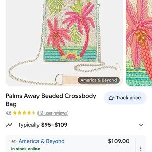 Beaded Crossbody Bag - Multicolor